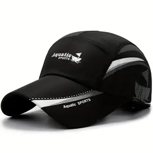 Fast-Drying Lightweight Summer Baseball Caps, Letter Printed Casual Daddy Caps, Sports Sun Hats, Golf, Fishing, Cycling Ladies and Men Mesh Cap