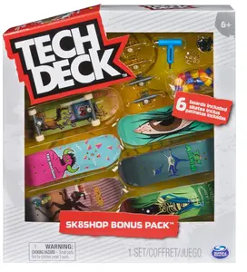 TECH DECK, Toy Machine Sk8shop Fingerboard Bonus Pack
