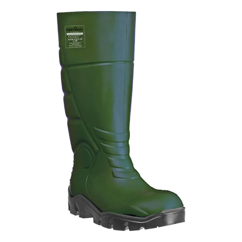 PORTWEST® Steel Toe Safety Waterproof Wellington Boots - S5 CI FO - FD95