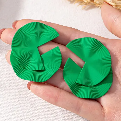 Geometric Design Stud Earrings, Fashionable Earrings for Women, Fashion Jewelry for Party, Daily Clothing Decor, Trendy All-match & Exquisite Jewelry for Birthday Gift, Elegant Minimalist Earrings, studs earrings, Fashion Accessories