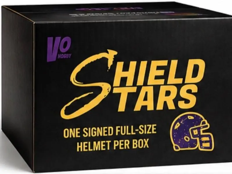 1 Box Dome: VO Hobby Shield Stars Autographed Authentic Full-Size Helmet