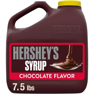 Hershey's Chocolate Flavored Syrup, Bulk Jug 7 lb 8 oz