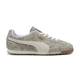 PUMA Mens Arizona Leopard Print Lace Up Sneakers Shoes Casual - Brown