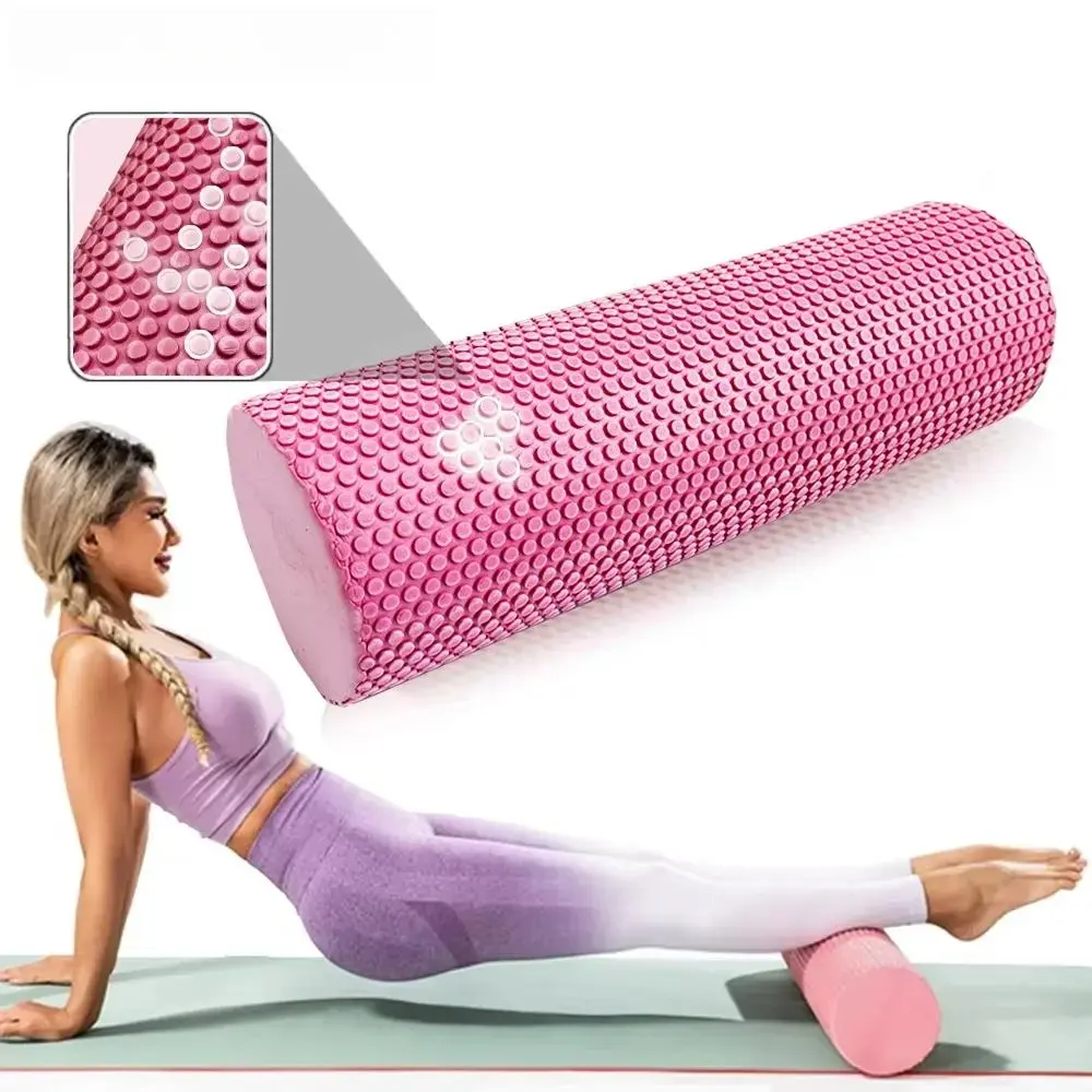 Yoga Roller, Round Eva Foam Cylinder, Hexagonal Roller for Pilates Exercise, Enhanced Home Workouts, Fitness Equipment for Home Gym, Abdominal Roller, Core Exercise Equipment, Stomach Workout Equipment, Fitness Tool, Training Roller