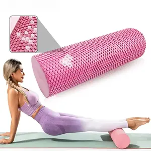 Yoga Roller, Round Eva Foam Cylinder, Hexagonal Roller for Pilates Exercise, Enhanced Home Workouts, Fitness Equipment for Home Gym, Abdominal Roller, Core Exercise Equipment, Stomach Workout Equipment