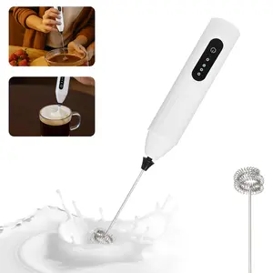 USB-C Handheld Milk Frother, 3-Second Quick Clean, Long Battery Life, Portable for Coffee & Matcha