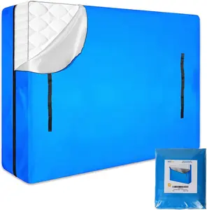 Mattress Bags for Moving and Storage, Zippered Mattress Storage Bag with 8  Carrying Handles, Cover Moving Supplies  Mattress Protector (Full)