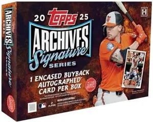 2025 Topps Archives Signature Series MLB Baseball Active Player Edition Box