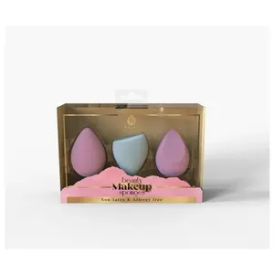 3-Pack Beauty Makeup Sponges – Multi-Shape Blenders for Flawless Application