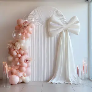 7ft Giant White Bow Tie Décor for Weddings, Baby Showers & Events