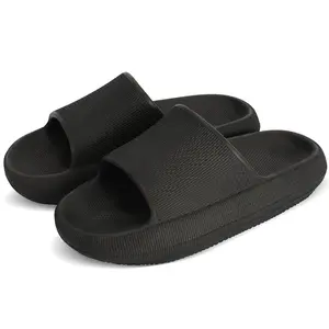 Pillow Slippers for Women and Men | House Slides Shower Sandals | Cushioned Thick Sole