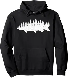 Northern Pike Fishing Fisherman Pullover Hoodie