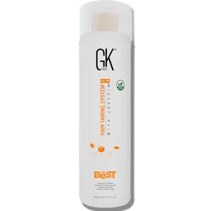 GK HAIR Global Keratin The Best (33.8 Fl Oz/1000ml) Smoothing Keratin Hair Treatment - Professional Brazilian Complex Blowout Straightening For Silky Smooth & Frizz Free Hair