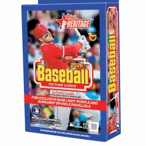 2026 Topps MLB Heritage Baseball Trading Card Hanger Box