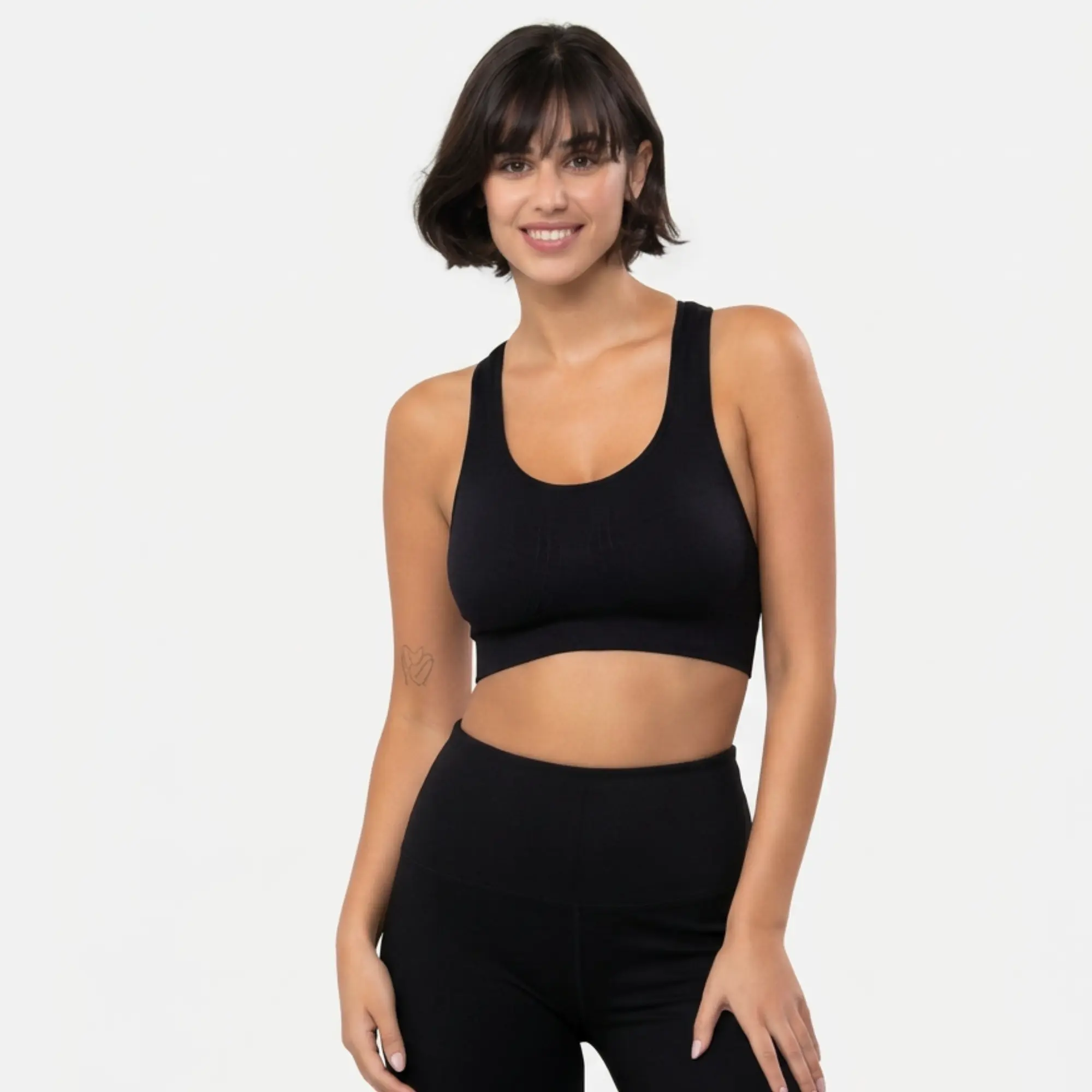 Nowsunday Racerback Sports Bra (Sewn In Pads) Nowsunday Racerback Sports Bra (Sewn In Pads)