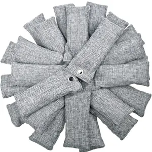 Vitscan 24 Pack Bamboo Charcoal Bag for Shoes, Charcoal Bags for Home and Car Deodorizing Bags