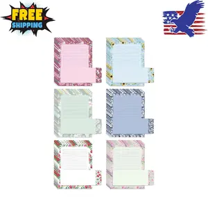 Floral Paper Stationery Set, 100 Piece