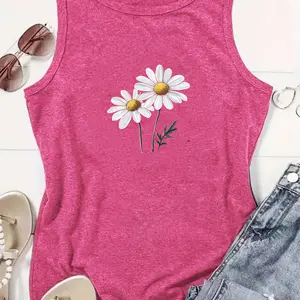 Boho Daisy Summer Tank