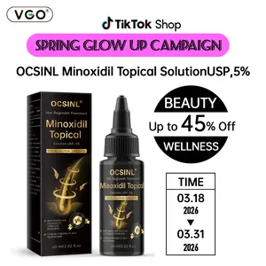 OCSINL 5% Minoxidil for Men and Women Hair Growth, Organic Rosemary Hair Growth Kit with Comfort Scalp applicator-Topical Serum for ScalpHair Loss Thinning or Longer Hair Care-2.02oz/60ml