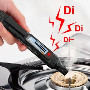 HYTAIS Portable Gas Leak Detector Safety, Battery Required Handheld Natural Gas Sniffer High Sensitivity with LCD Display, Combustible Gas Detector