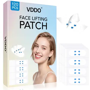 Invisible Face Lift Tape 120 PCS – Ultra-Thin V-Line Lifting Stickers for Jawline & Double Chin, Waterproof Breathable Facial Patches with Matte Finish, Skin-Friendly Daily Beauty Tool