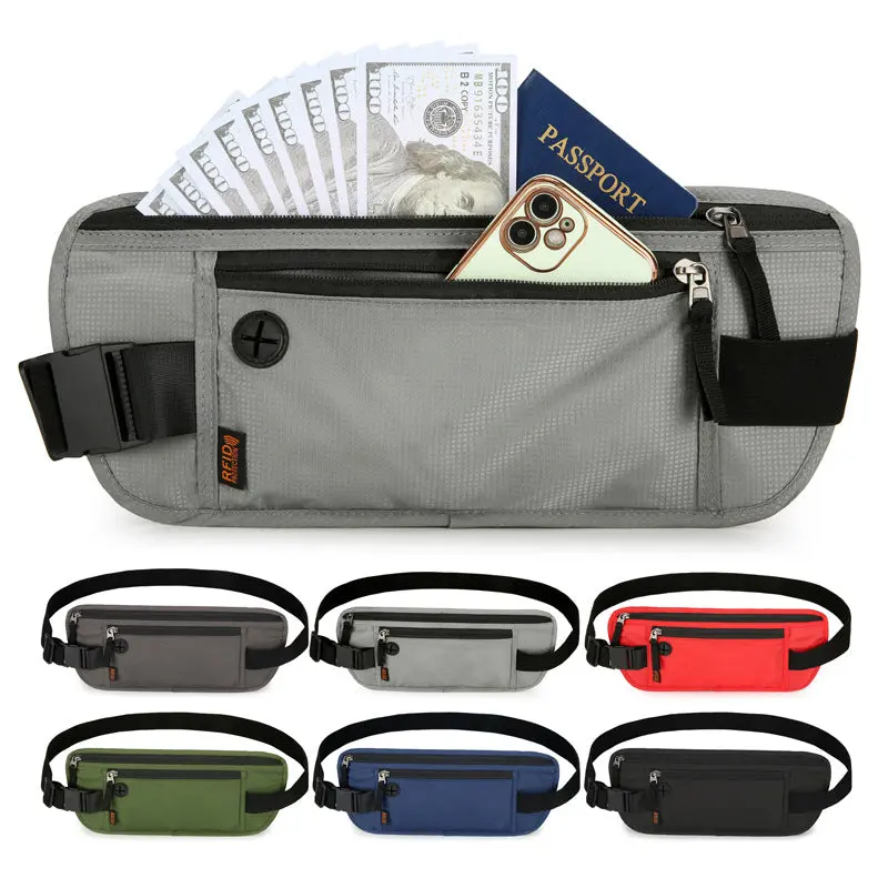 Sports Running Waist Bag Outdoor Multi-functional Fitness Bag With Large Capacity