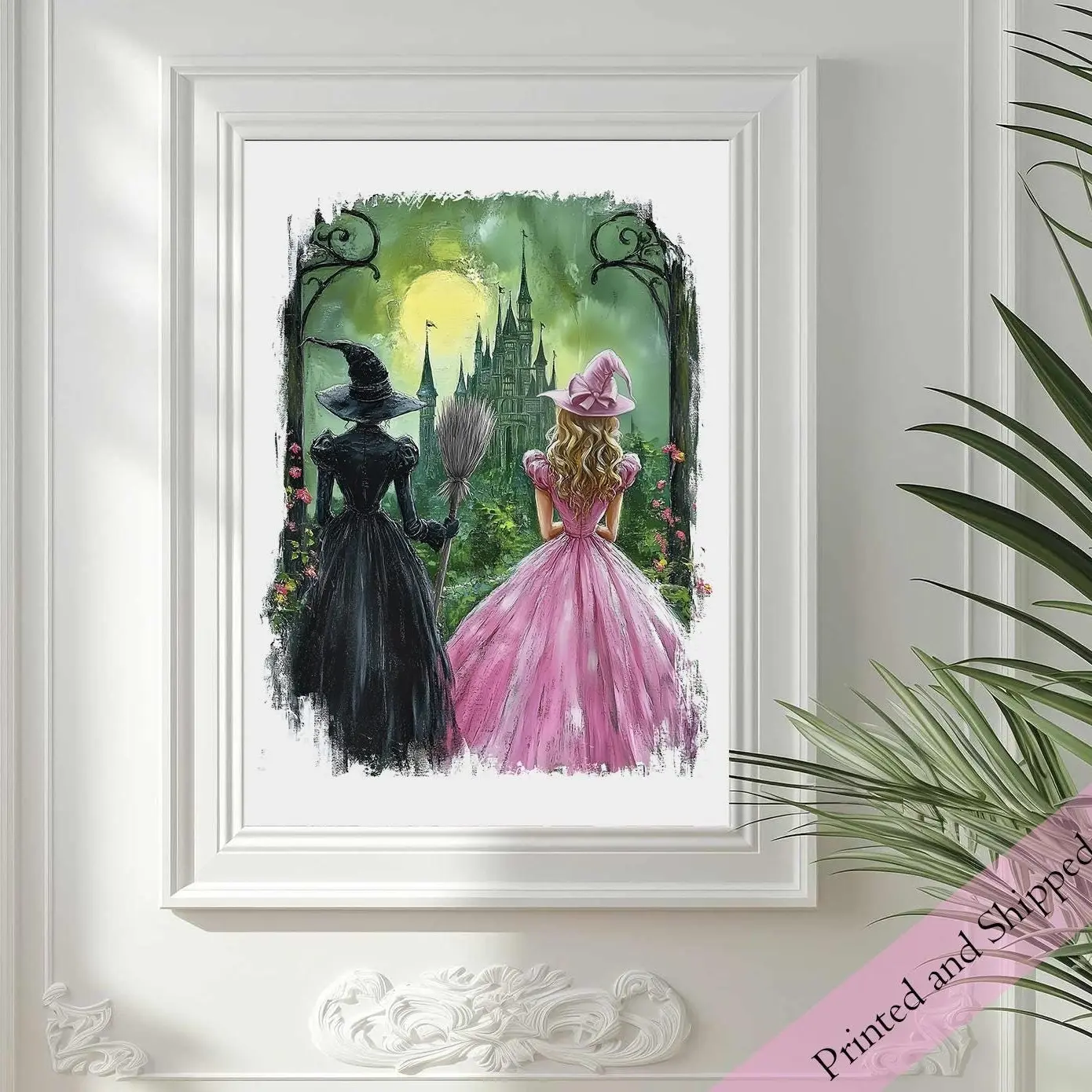 Wicked Movie Posters, Wizard of Oz Home Decor, Emerald City Art, Poster Art Print