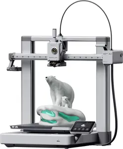 FBGHBambu Lab A1 3D Printer, Support Multi-Color 3D Printing, High Speed & Precision, Full-Auto Calibration & Active Flow Rate Compensation, ≤48 dB Quiet FDM 3D Printers 256 * 256 * 256mm³ Build Volume