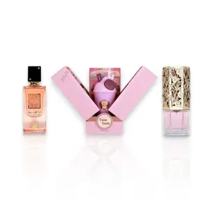 Lattafa Unisex Alcohol-Base Fragrance Multi-Pack, Yum Yum + Raneen + Ana Abiyedh Coral Eau De Parfum (3.4 oz/100 ml) with Sweet Fruits, Vanilla, Musky, Aquatic Notes