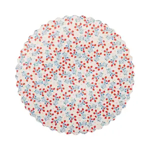 Floral Bamboo Patriotic Plate