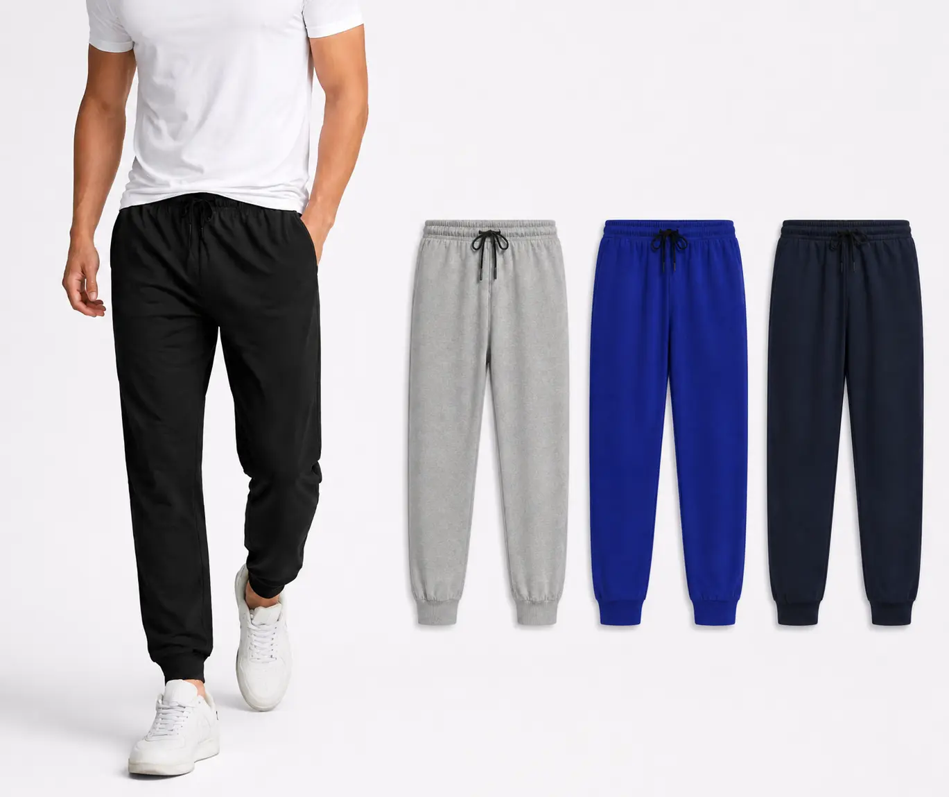 ASUDESIRE Men's Athletic Pants Sweatpants Workout Jogger with Pockets for Running Jogging Hiking Upgraded Premium Fabric