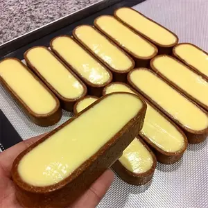 6pcs/12pcs Stainless Steel Oval Tart Ring, Perforated Tart Ring, French Fruit Tart Ring, Cake Ring, Baking Tools, Kitchen Supplies