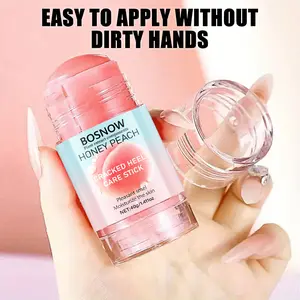 40g Honey Peach - Scented Cracked Heel Care Stick, Contains Plant Extract Components, Pleasant Smell, Can Moisturize the Skin, Provides Considerate Care for Dry and Cracked Heels, Excellent