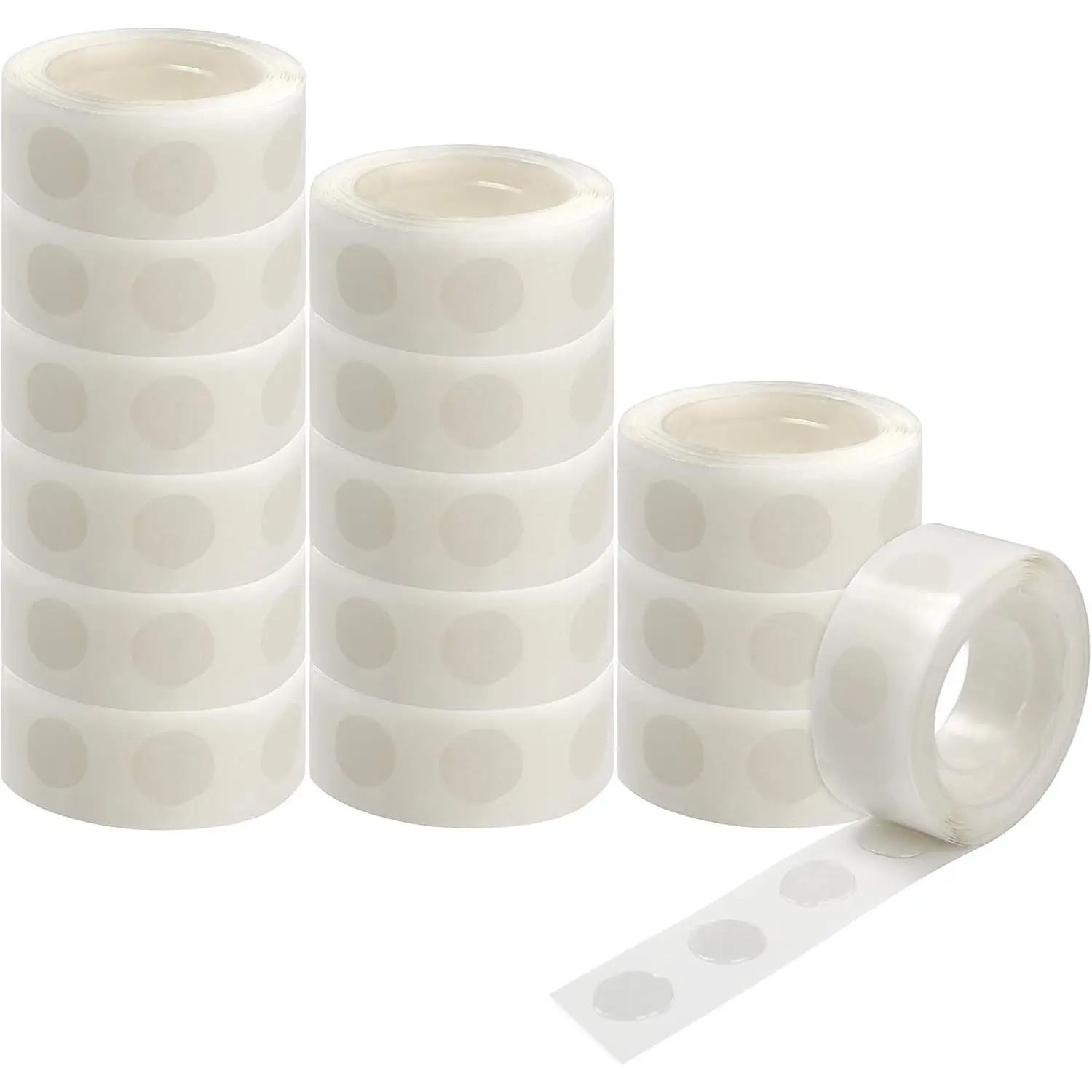 1000 count Glue Point Clear Balloon Glue Removable Adhesive Dots Double Sided Dots of Glue Tape for Balloons Craft Glue Points Dots Sticky Dots or Wedding Decoration