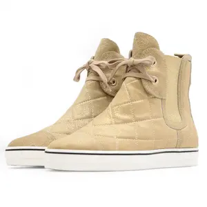 Pre-owned CHANEL Others Small Leather Goods G28925 Monogram Suede Sneakers