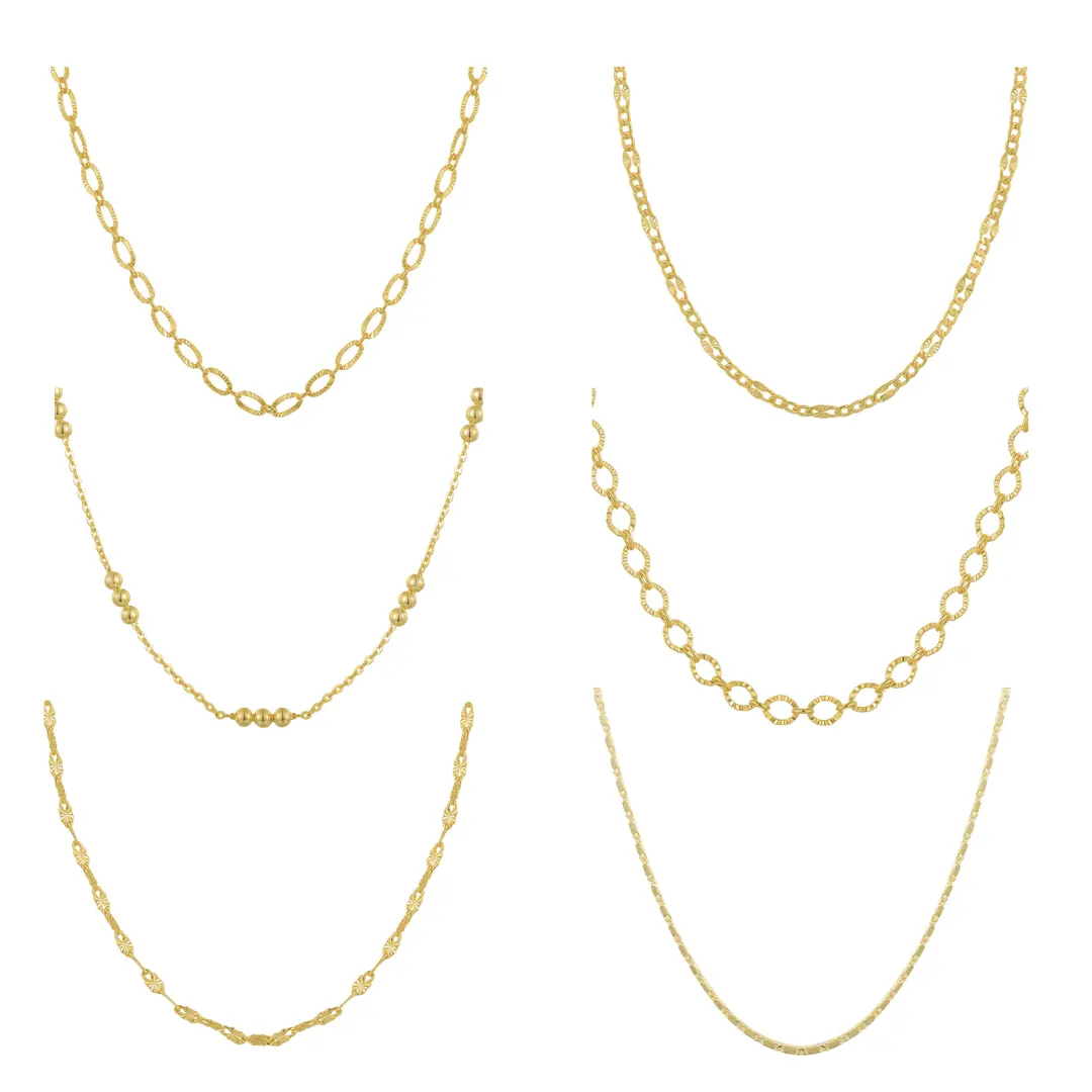 EVRY JEWELS Gold or Silver Plated Women's Mystery Necklace