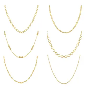 EVRY JEWELS Gold or Silver Plated Women's Mystery Necklace