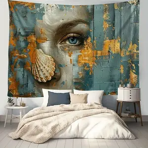 [JIT]Peach Skin Velvet-tapestry, 1pc, Suitable for Wall Decoration of Bar, Living Room, Office, Home Decoration, Room Decoration, Party Decoration, Christmas Gifts