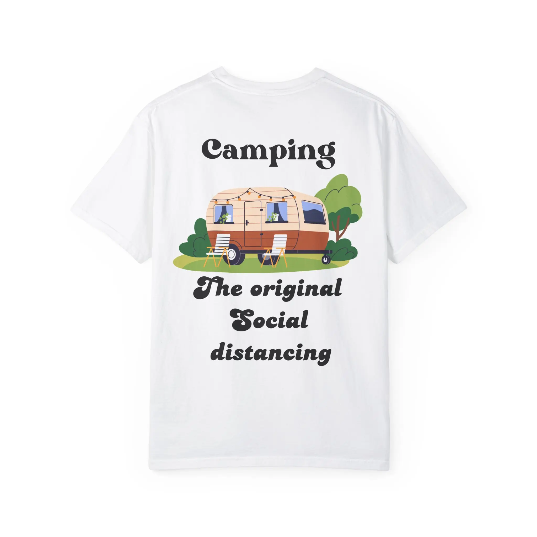 Camping the original the social distancing T-Shirt - Perfect for Camping Enthusiasts, Gifts for RV Lovers, Great for Summer Festivals, Outdoor Gatherings, Campfire Nights