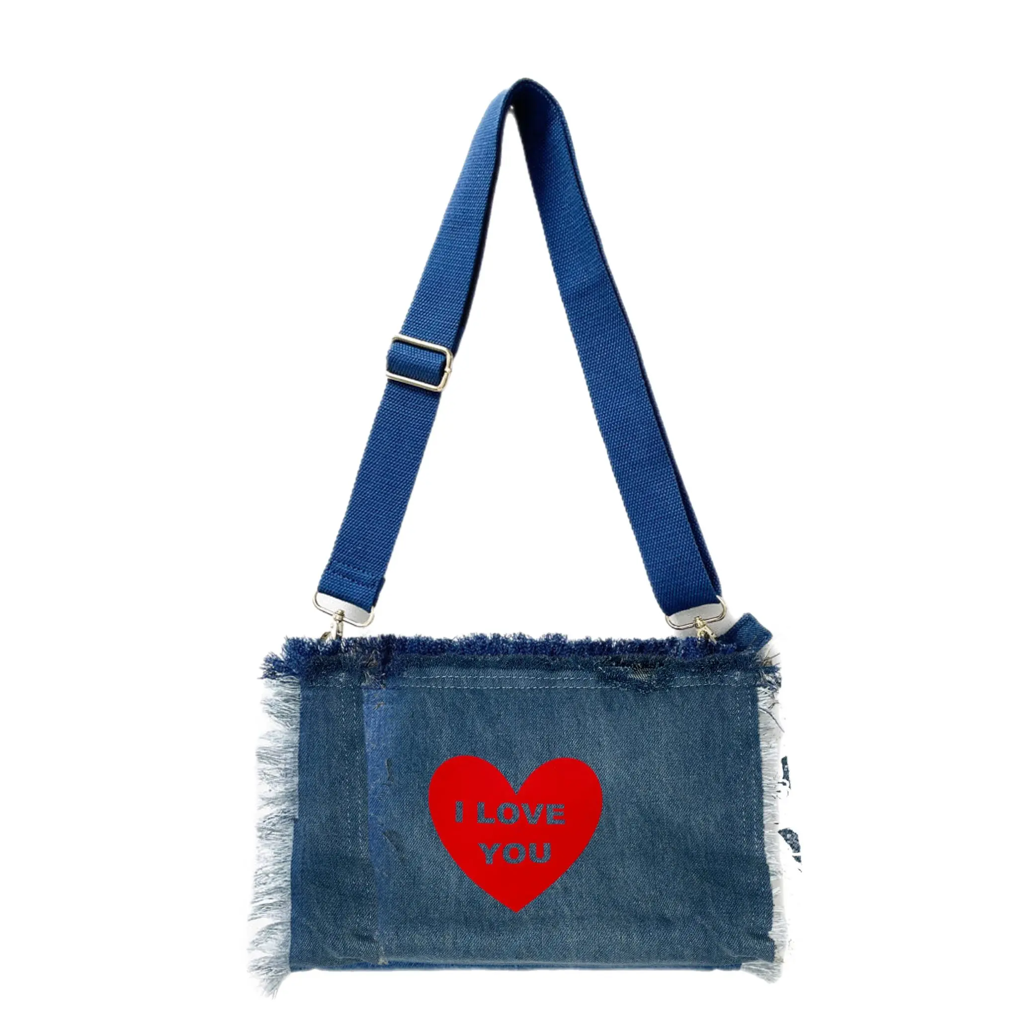 Custom Fringe Canvas Pouch Messenger Bag