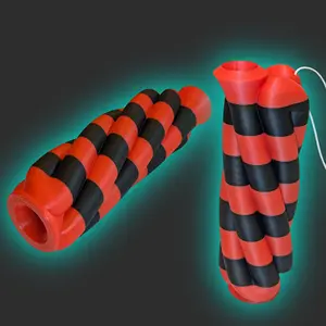 Pocket Didgeridoo, Wind Instrument in Key of F, Red and black, Lightweight unusual funny instrument