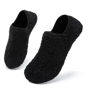 Cozy Slippers for Women Men Indoor Barefoot Slippers Socks Slip on House Shoes Comfortable for Home Bedroom Travel Yoga Footwear Flipflop Slide Slide