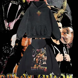 Reality.Wear Limited Randy 0rton - WWE Hoodie Tshirt Acid Washed Heavyweight Cotton Tshirt, 100% Cotton retro Washed anime t-shirt, vintage streetwear tee, Y2K graphic top