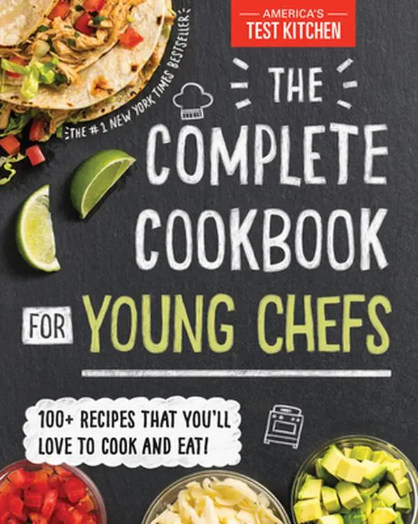 Used Hardcover Book - The Complete Cookbook for Young Chefs: 100+ Cooking & Baking Recipes You'll Love to Cook and Eat by America's Test Kitchen Kids, English Text, 1.61 lb, Very Good Condition (School & Educational Supplies), 1.61 Pounds