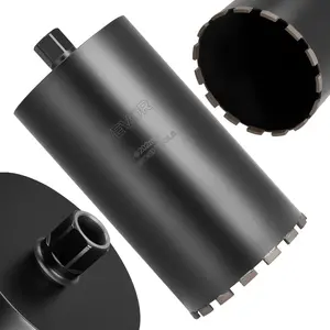 VEVOR Core Drill Bit, 6 Pieces, 1/2/3/4/5/6 inch Diameter, 14 inch Drilling Depth, 1-1/4 in-7 Internal Thread, High-Precision Welding, Wet Diamond Core Bit for Reinforced Concrete, Bricks, and MasonryVEVOR Super Brand Day