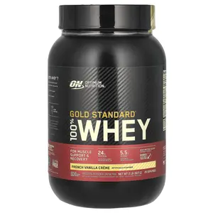 Optimum Nutrition Gold Standard® 100% Whey, French Vanilla Creme, 2 lb (907 g)