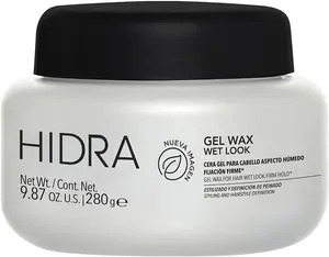 Hidra Gel Wax Wet Look 9.87 Oz for Styling and Hair Definition - New Image Firm Hold Hair Product Haircare