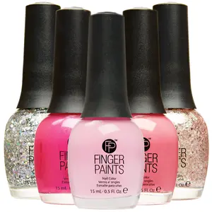 FINGER PAINTS Verti Gogh Glossy Cosmetic Nail Polish - Pink Pigment, for US-Manicure, Nail Care, Nail Art