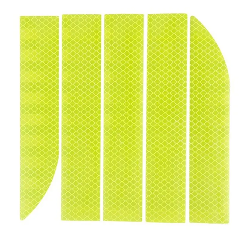 Car Waterproof Night Glow Reflective Sticker, High Bright Diamond Grade Reflective Film, Universal Fit for Sedan Suv Truck, Easy Peel Protective Edge Strip
