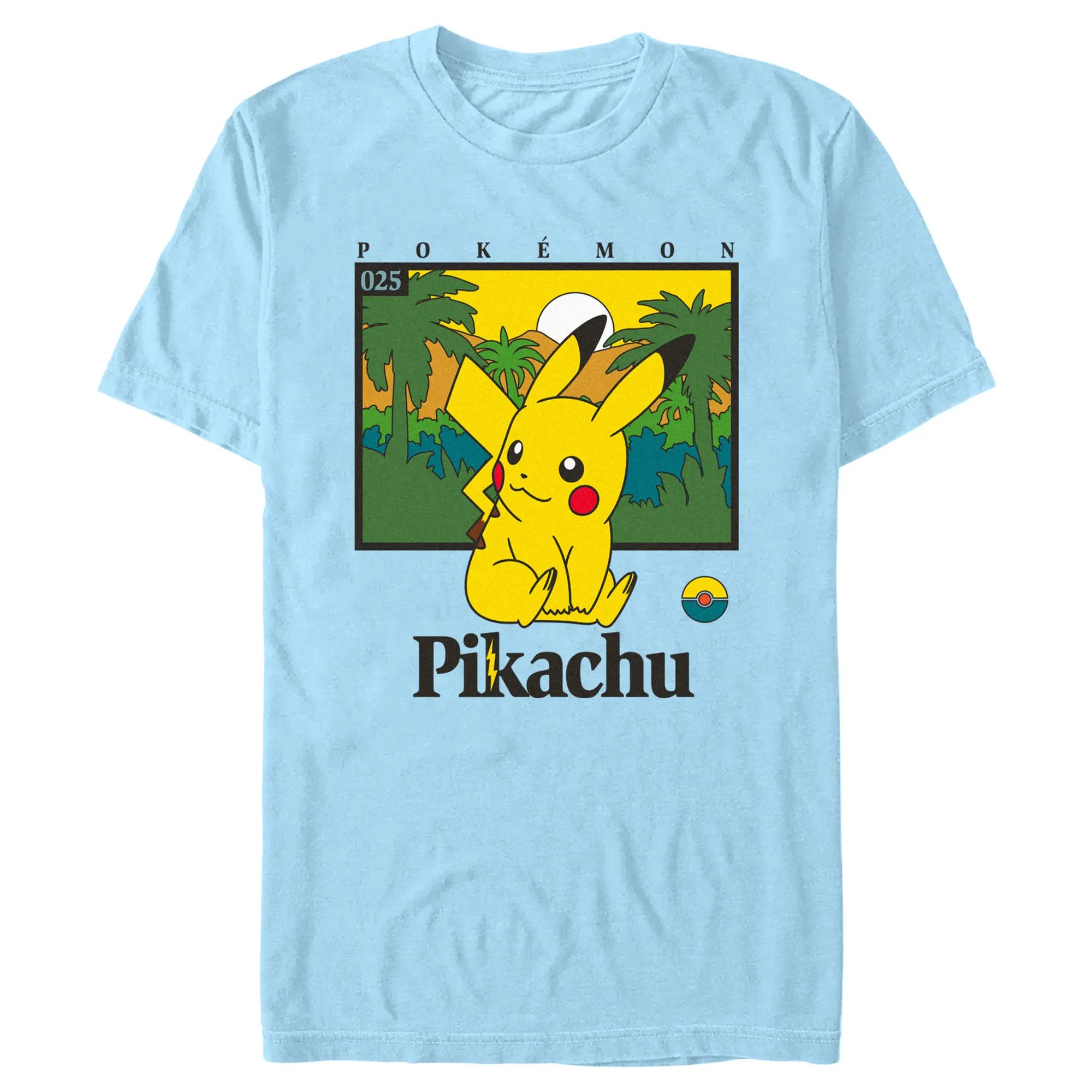 Men's Pokemon Tropical Pikachu T-Shirt